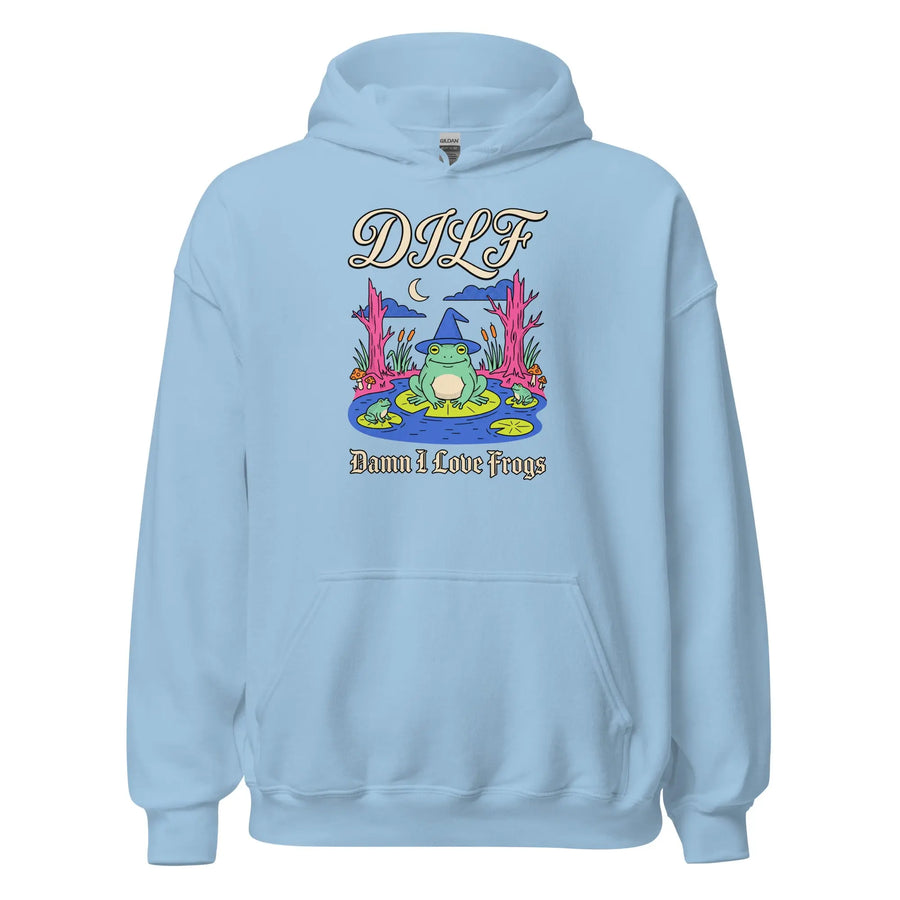 DILF (Damn I Love Frogs) Hoodie Orbital Clothing