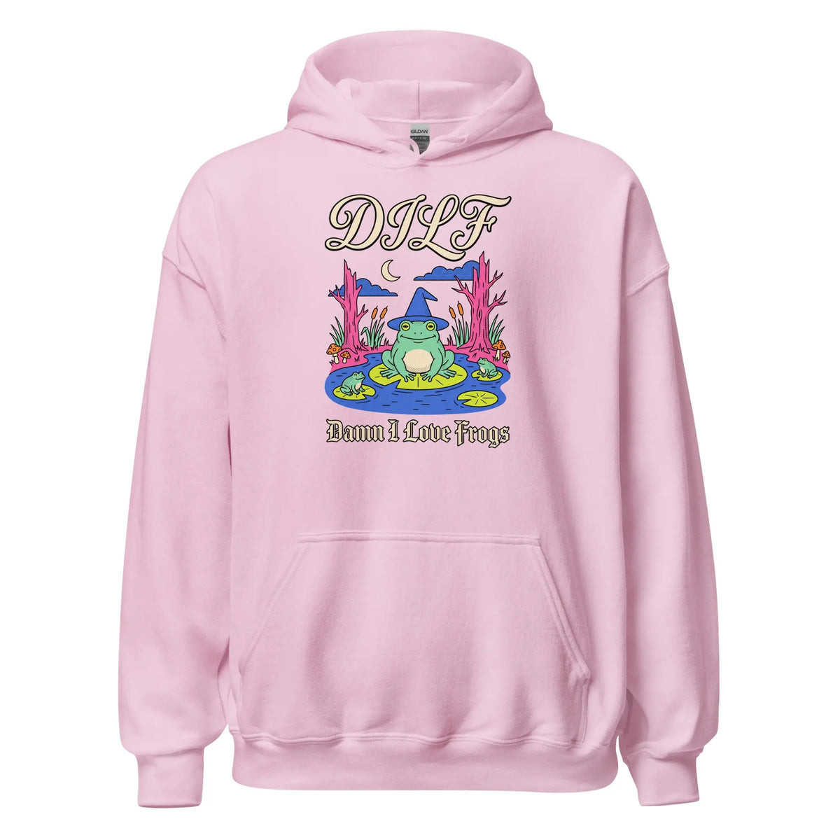 DILF (Damn I Love Frogs) Hoodie Orbital Clothing