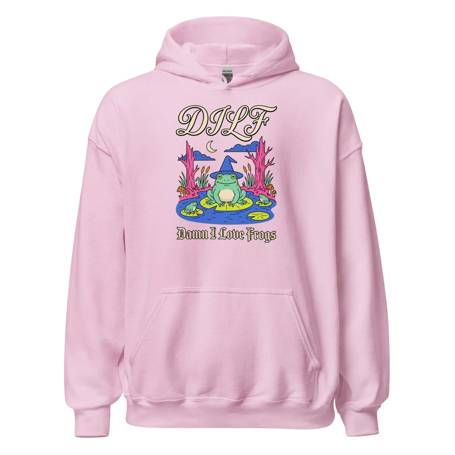 DILF (Damn I Love Frogs) Hoodie Orbital Clothing