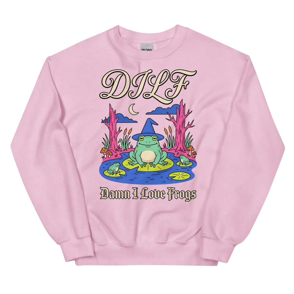 DILF (Damn I Love Frogs) Sweatshirt Orbital Clothing