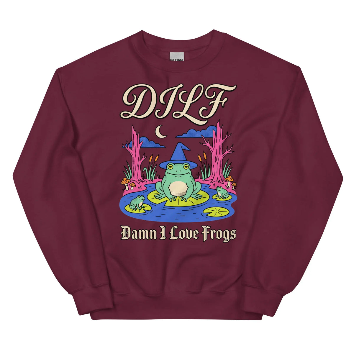 DILF (Damn I Love Frogs) Sweatshirt Orbital Clothing