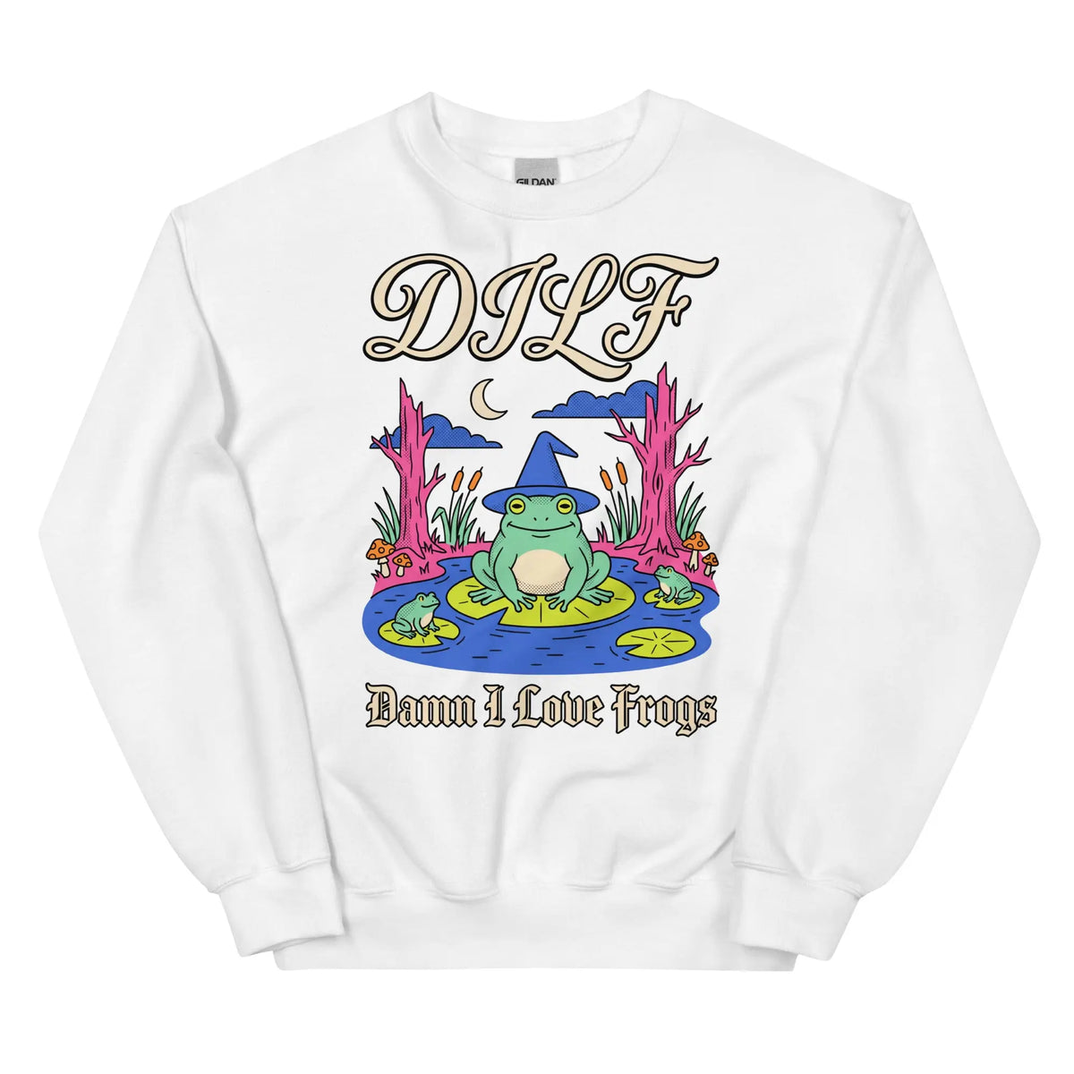 DILF (Damn I Love Frogs) Sweatshirt Orbital Clothing