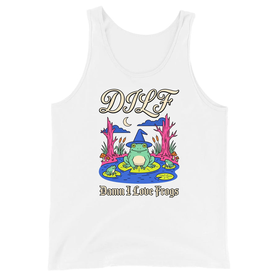 DILF (Damn I Love Frogs) Tank Top Orbital Clothing