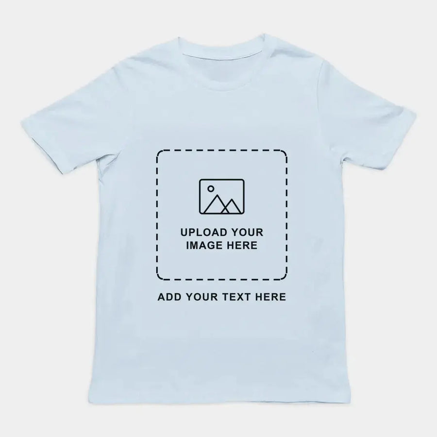 Design Your Own T-Shirt - Light Blue