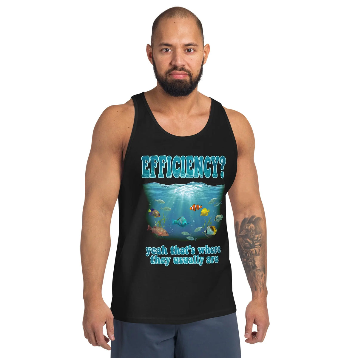 Efficiency yeah that's where they usually are Tank Top Orbital Clothing