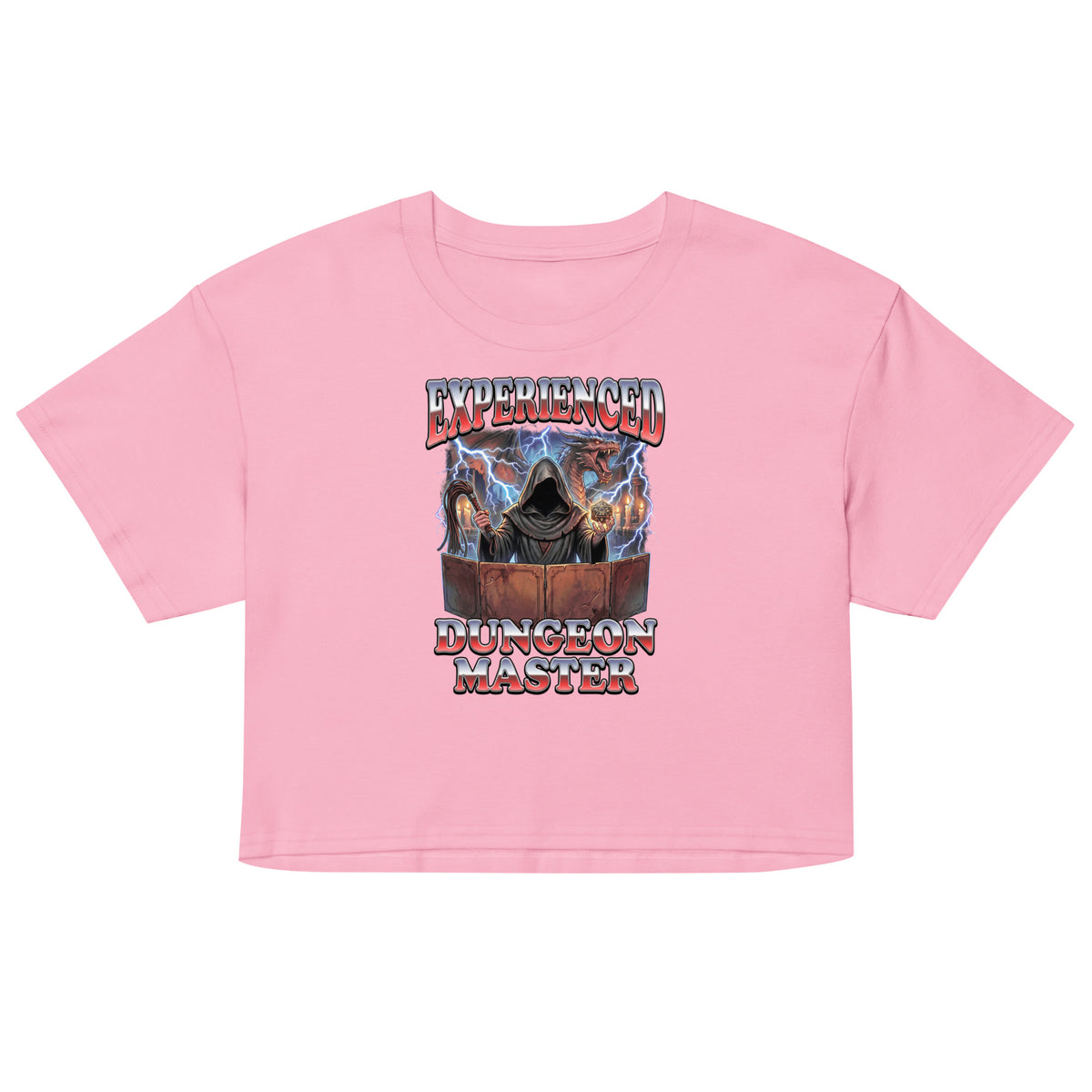Experienced Dungeon Master Women’s crop top Orbital Clothing