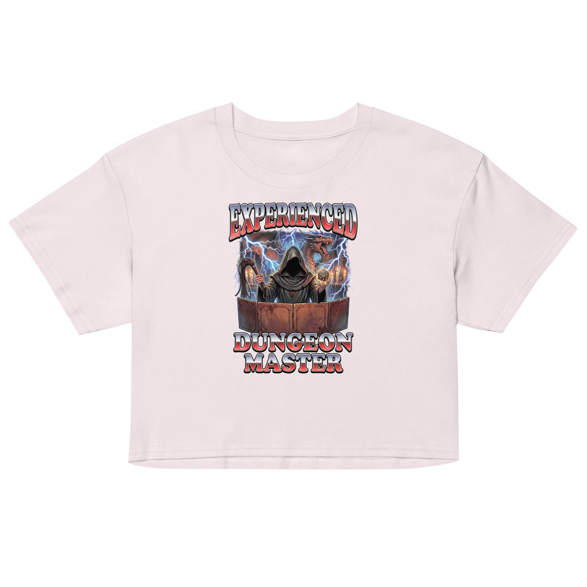 Experienced Dungeon Master Women’s crop top Orbital Clothing