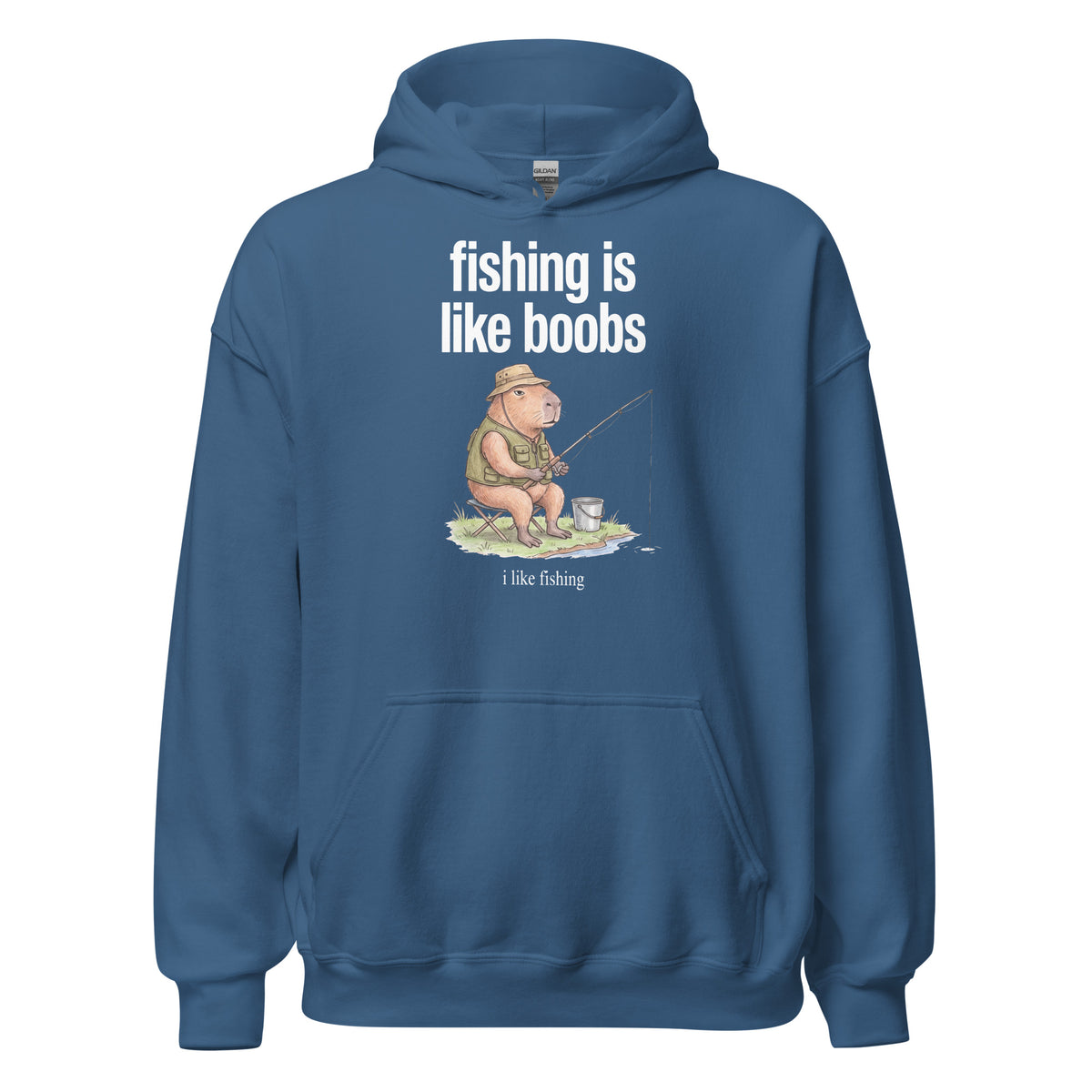 Fishing Is Like Boobs Hoodie Orbital Clothing