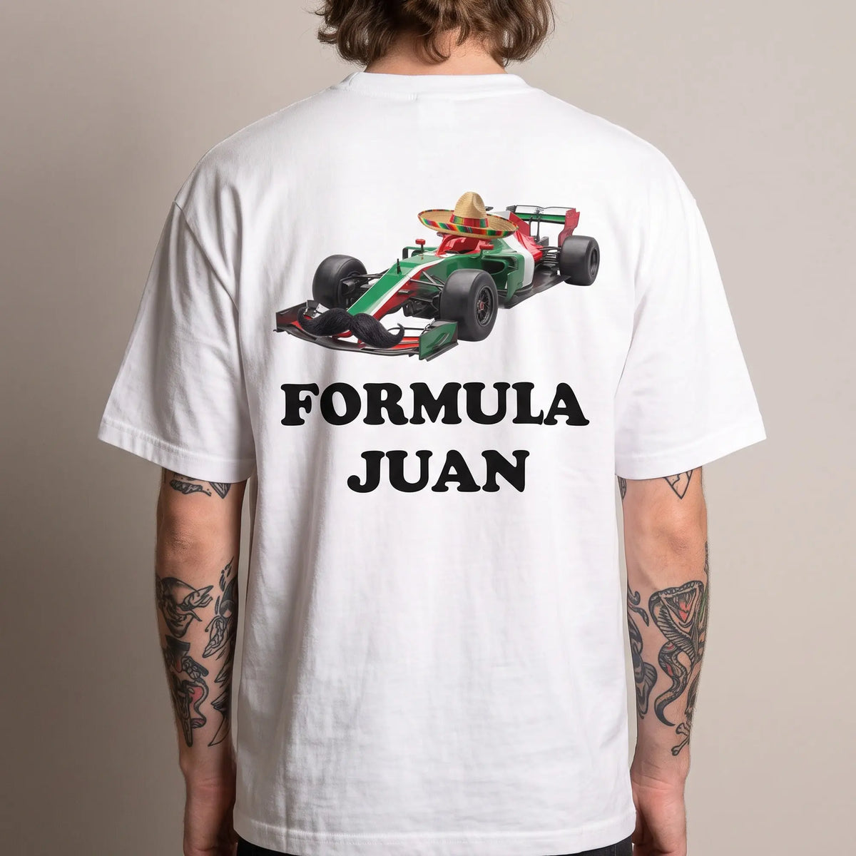 Formula Juan T-Shirt (backprint) - Orbital Clothing