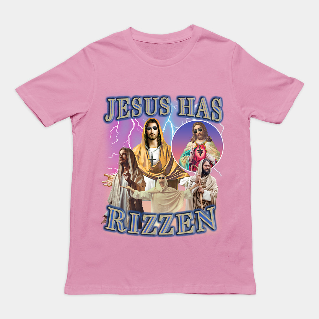 Jesus has Rizzen t-shirt