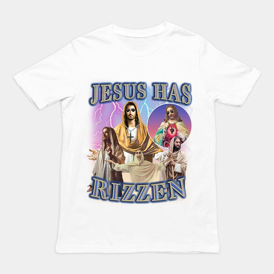 Jesus has Rizzen t-shirt - Orbital Clothing