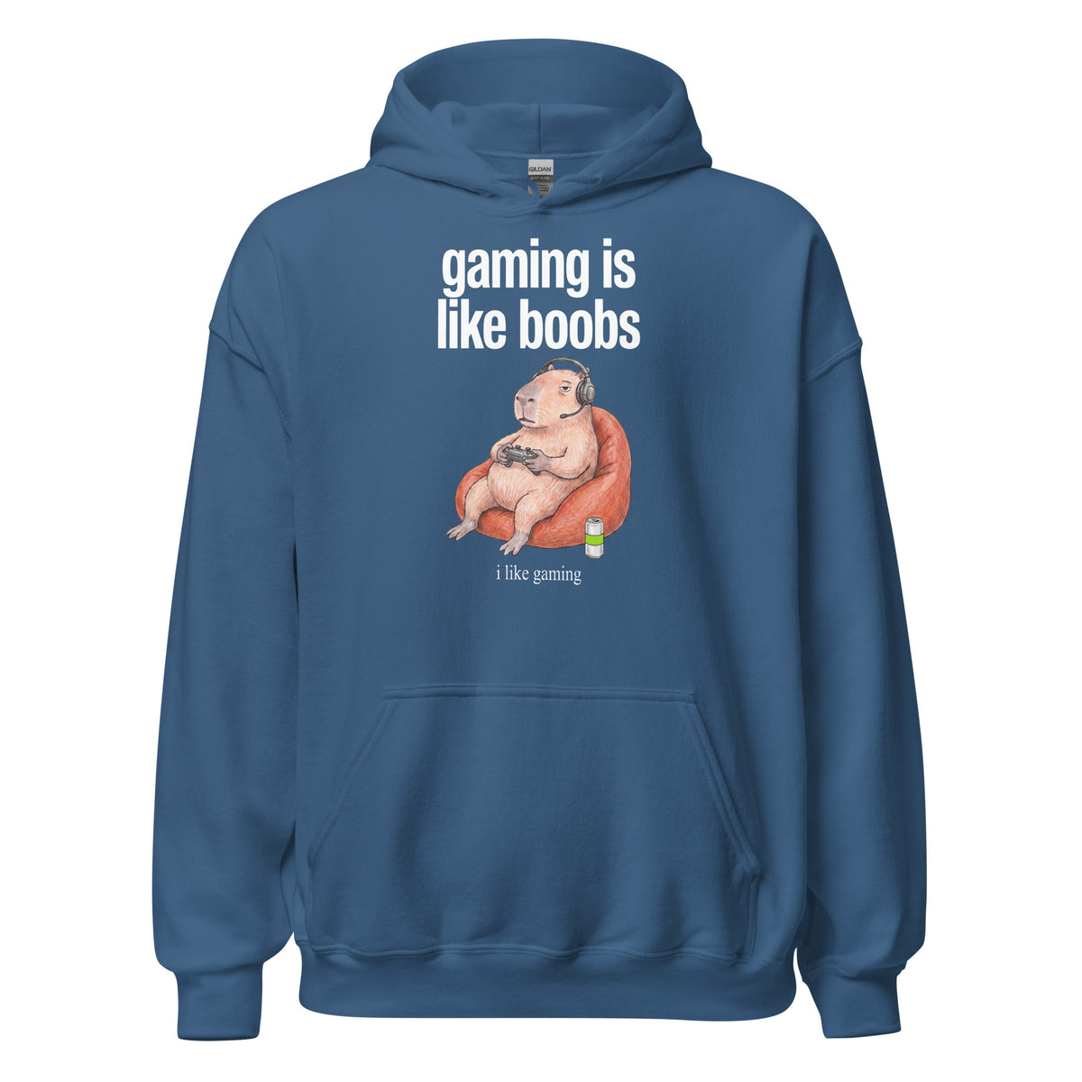 Gaming Is Like Boobs Hoodie Orbital Clothing