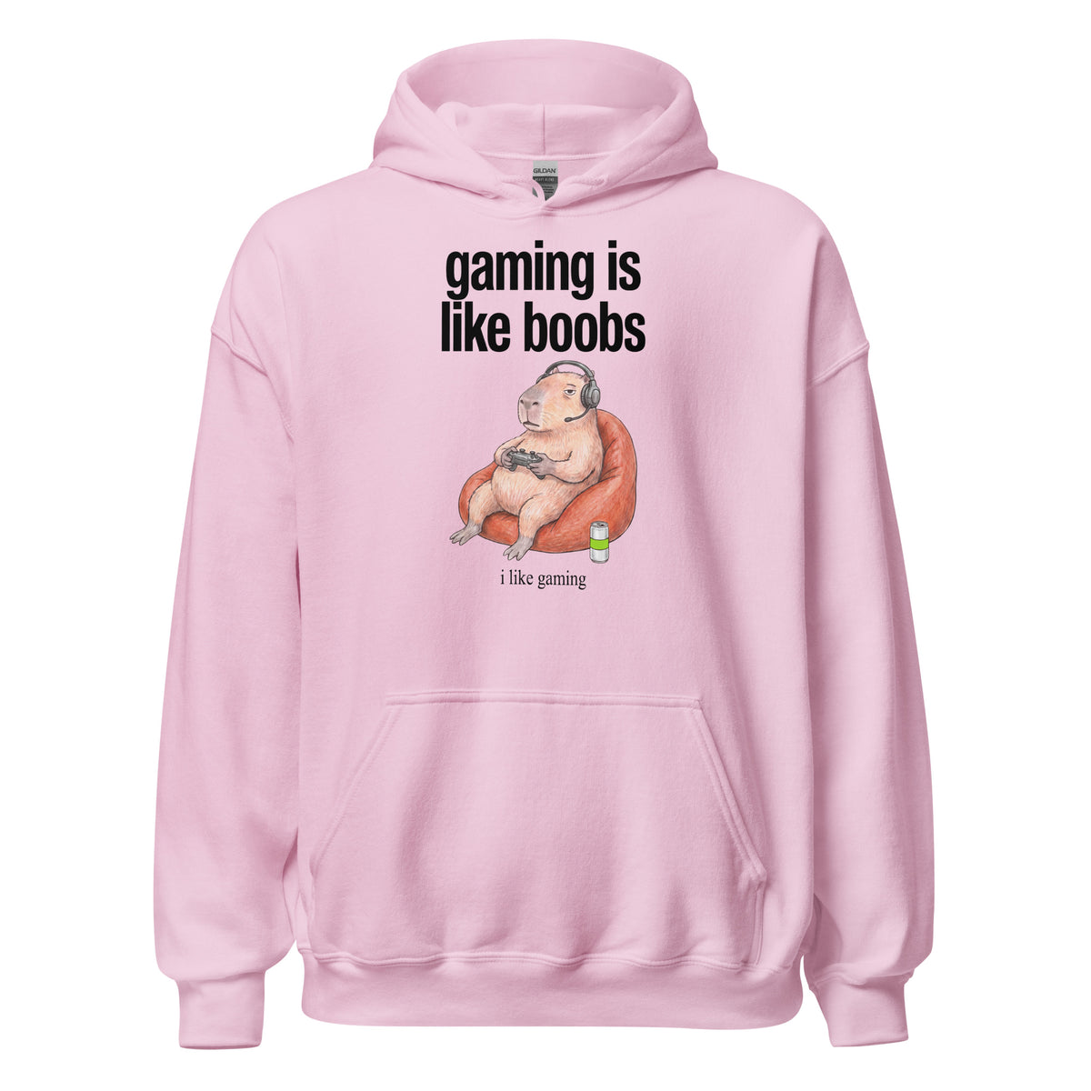 Gaming Is Like Boobs Hoodie Orbital Clothing