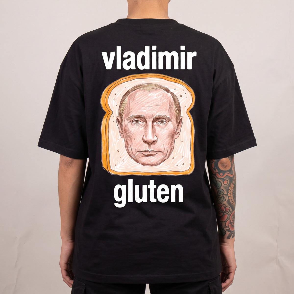 Vladimir Gluten T-Shirt (backprint) - Orbital Clothing