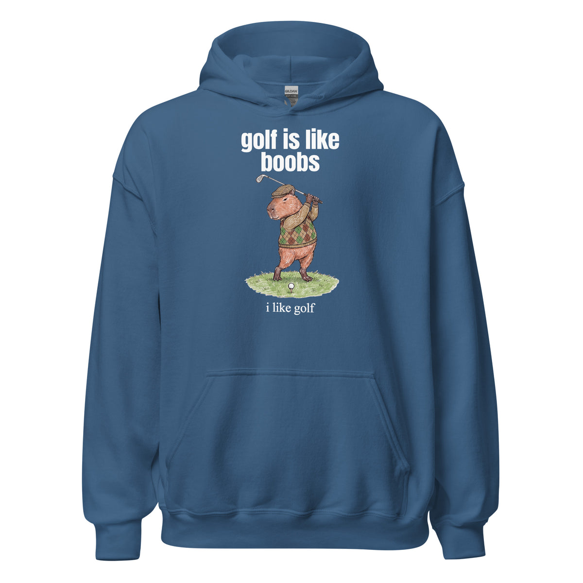 Golf Is Like Boobs Hoodie Orbital Clothing