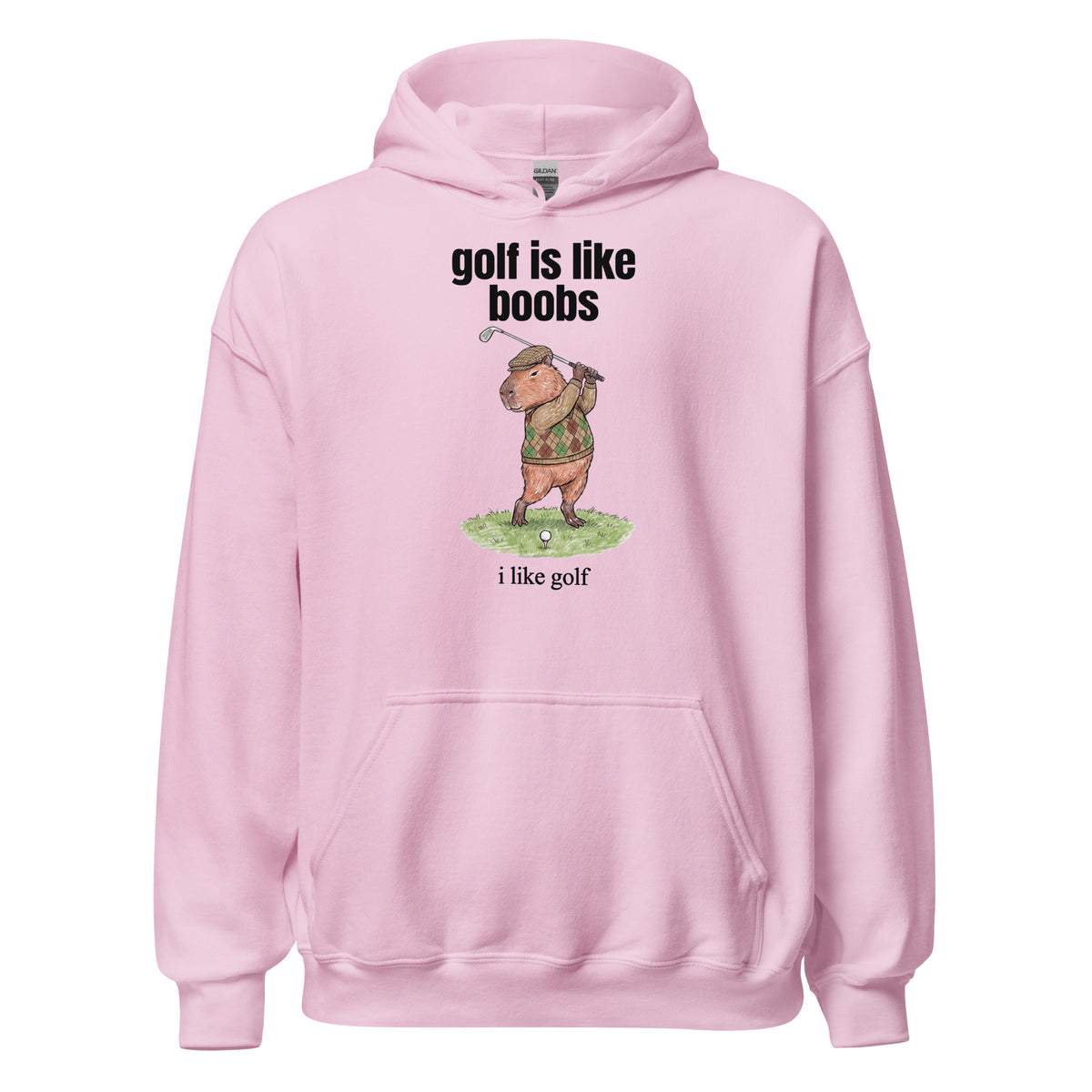 Golf Is Like Boobs Hoodie Orbital Clothing