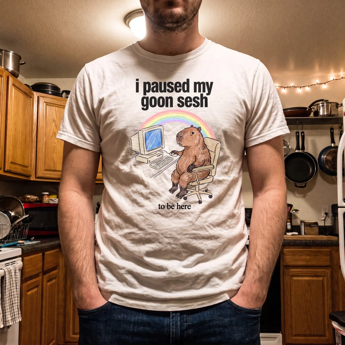 I Paused My Goon Sesh To Be Here T-Shirt Orbital Clothing