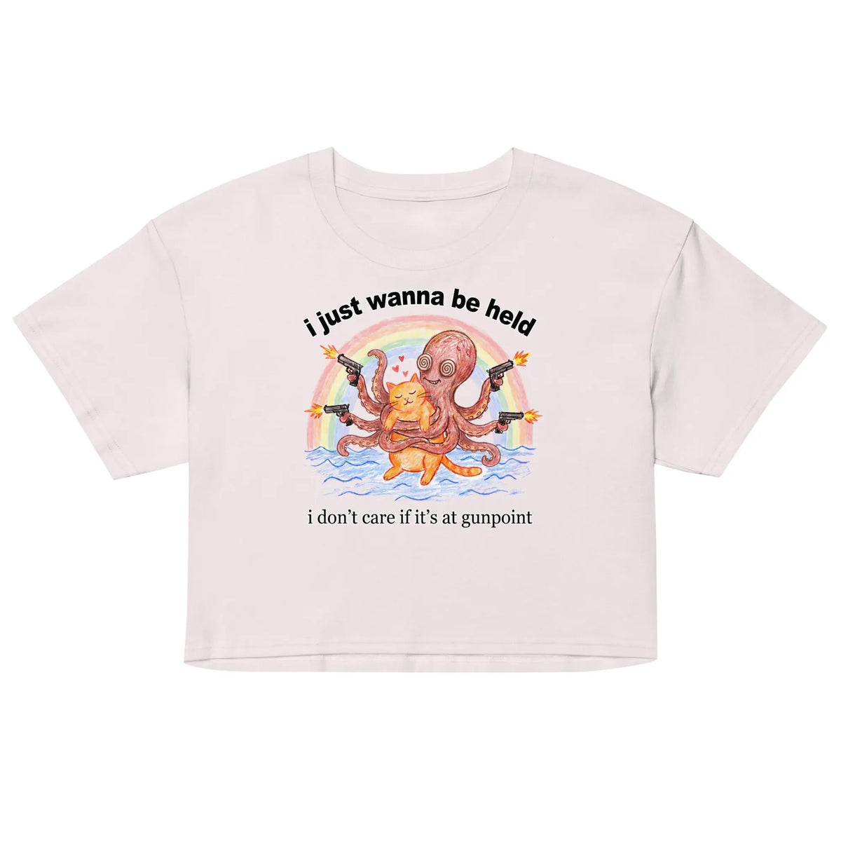 I Just Wanna Be Held Women’s crop top Orbital Clothing