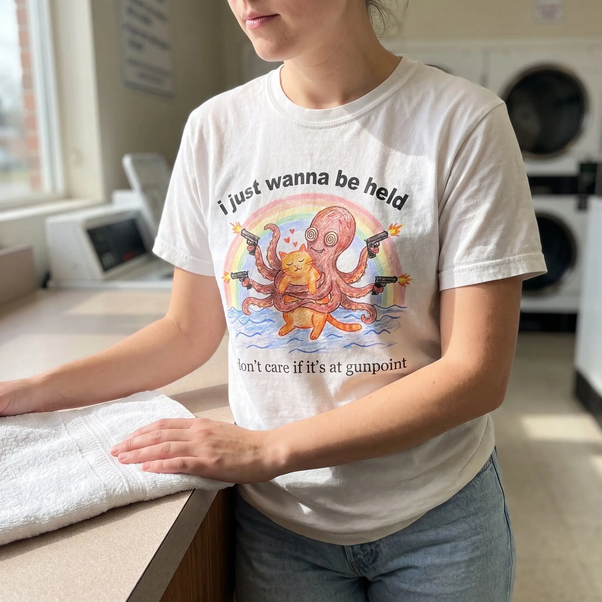 I Just Wanna Be Held T-Shirt Orbital Clothing
