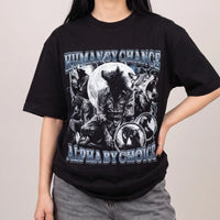 Human by Chance Alpha by Choice t-shirt - Black / S