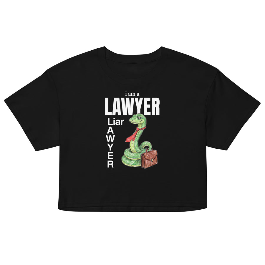 I Am A Lawyer (Liar) Women’s crop top Orbital Clothing