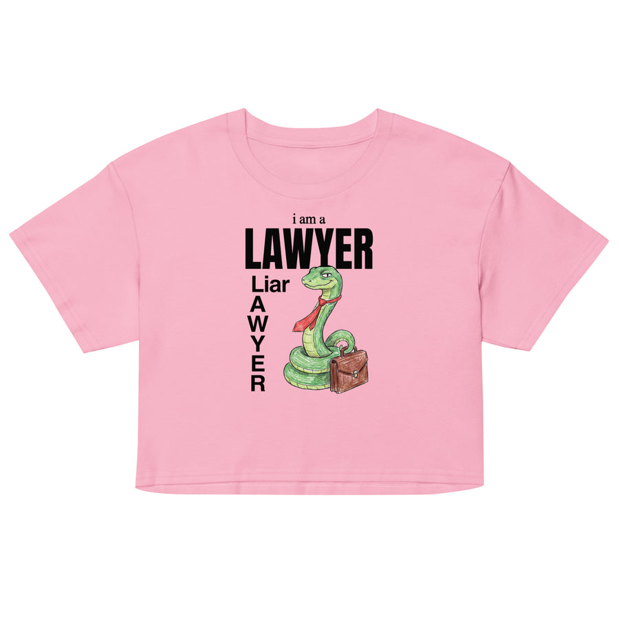 I Am A Lawyer (Liar) Women’s crop top Orbital Clothing