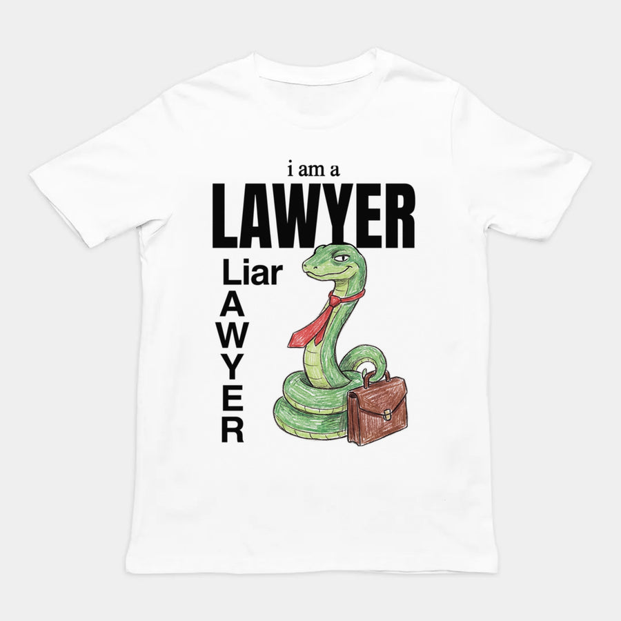 I Am A Lawyer (Liar) T-Shirt Orbital Clothing