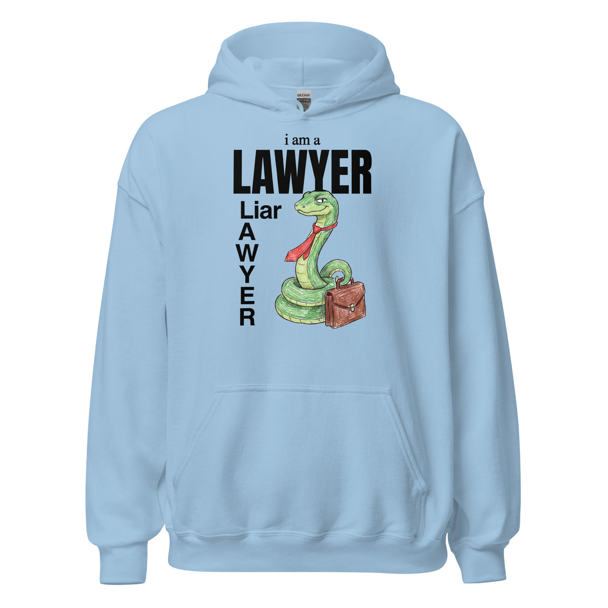 I Am A Lawyer (Liar) Hoodie Orbital Clothing