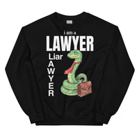 I Am A Lawyer (Liar) Sweatshirt - Black / S