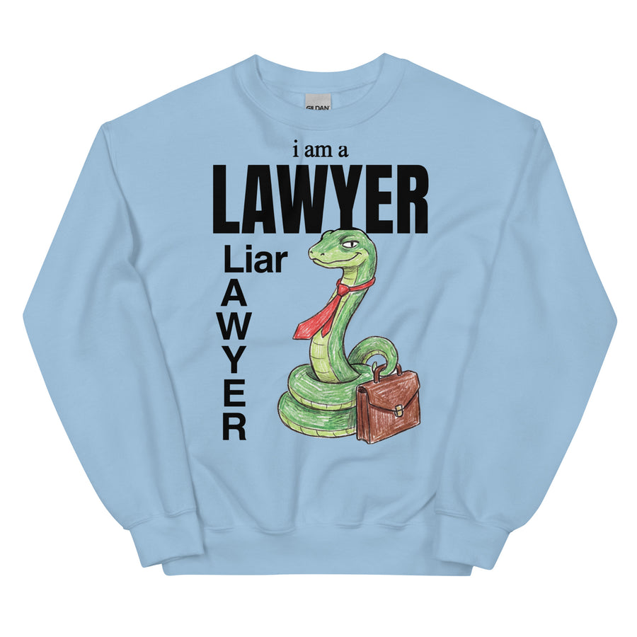 I Am A Lawyer (Liar) Sweatshirt Orbital Clothing