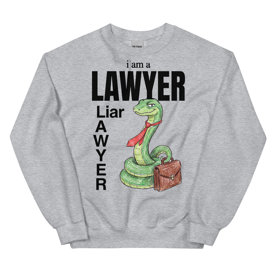 I Am A Lawyer (Liar) Sweatshirt Orbital Clothing