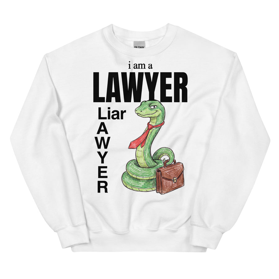 I Am A Lawyer (Liar) Sweatshirt Orbital Clothing