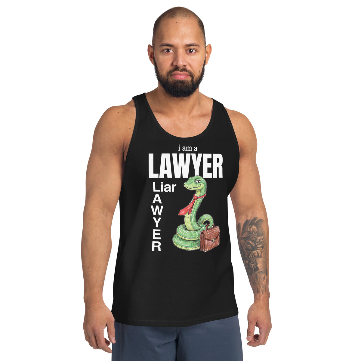 I Am A Lawyer (Liar) Tank Top Orbital Clothing