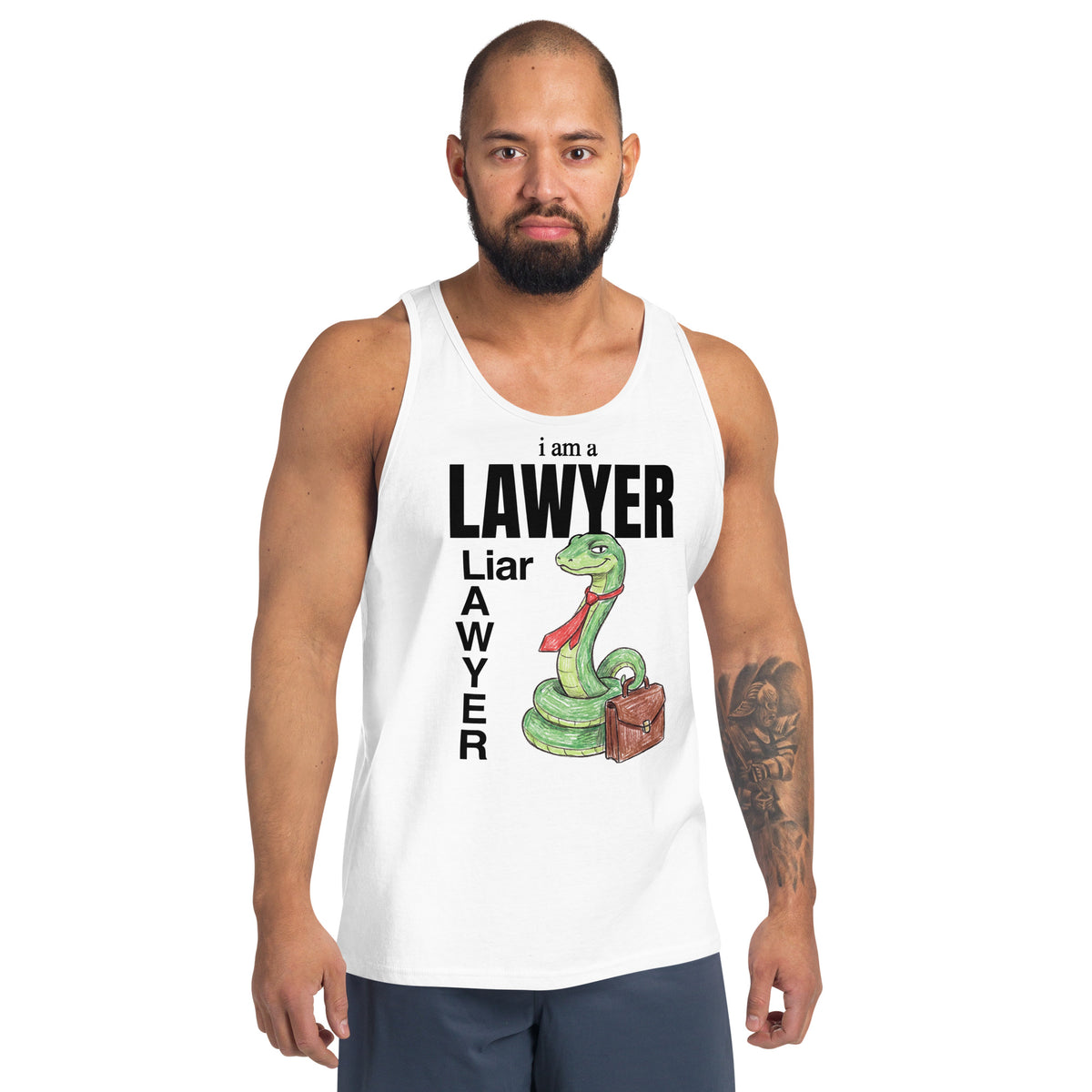 I Am A Lawyer (Liar) Tank Top Orbital Clothing