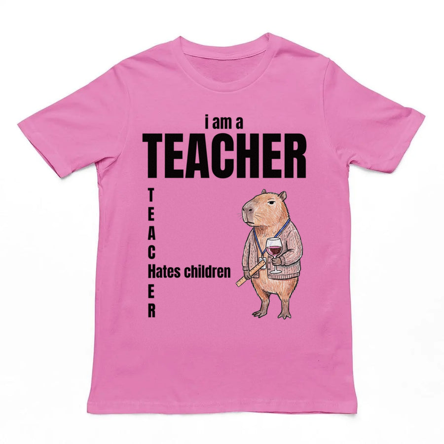 I Am A Teacher (Hates Children) T-Shirt Orbital Clothing