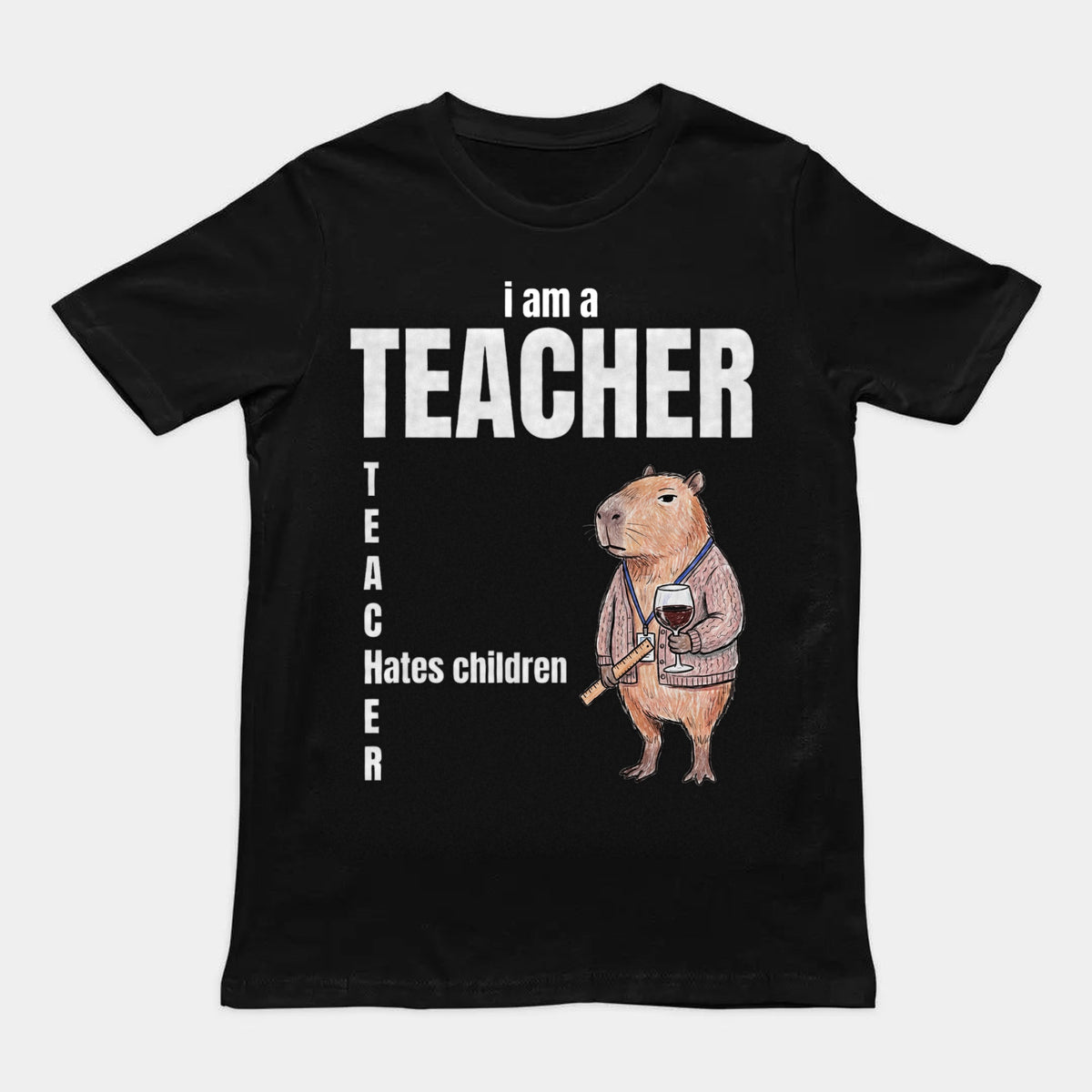 I Am A Teacher (Hates Children) T-Shirt Orbital Clothing