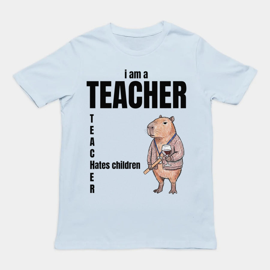 I Am A Teacher (Hates Children) T-Shirt Orbital Clothing