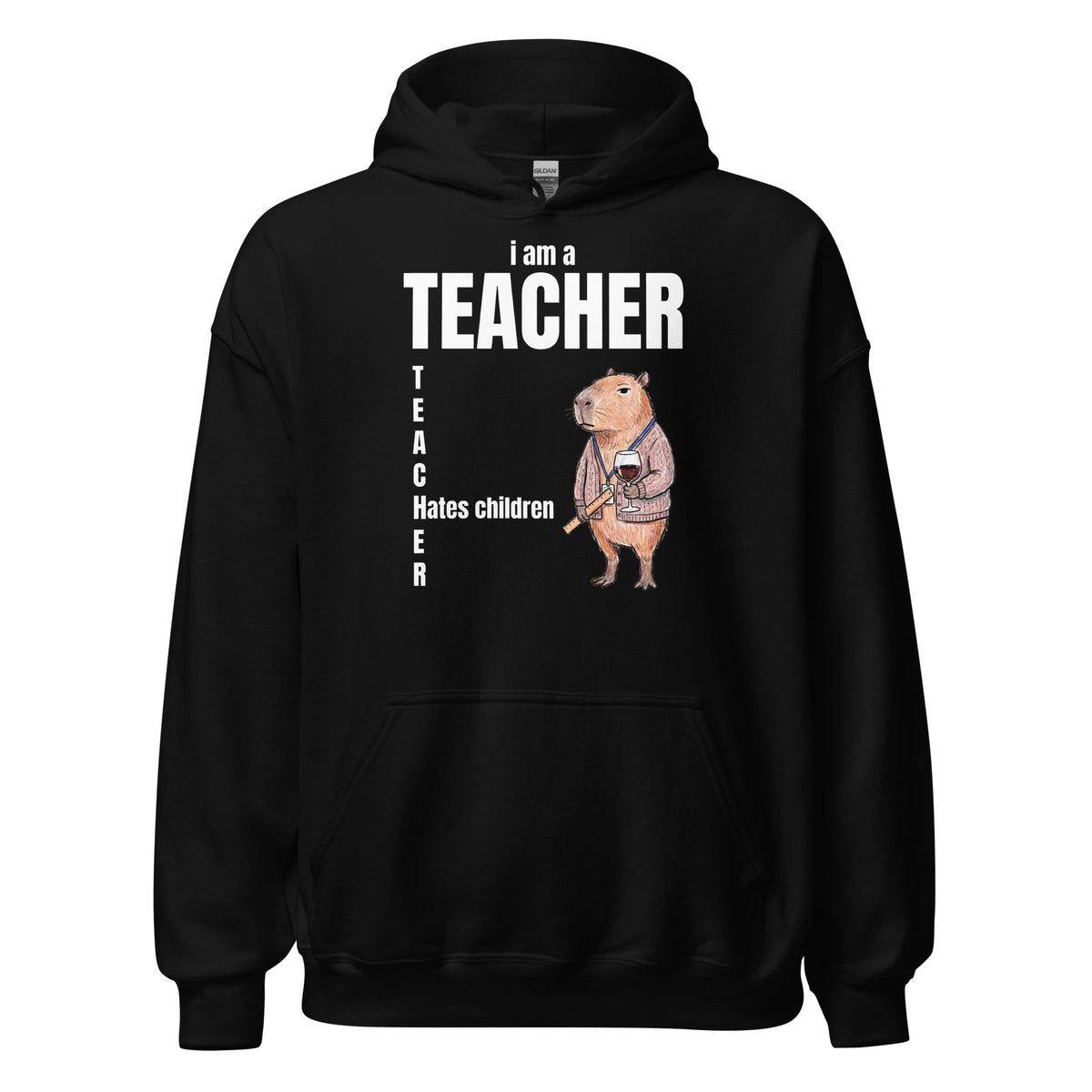 I Am A Teacher (Hates Children) Hoodie Orbital Clothing