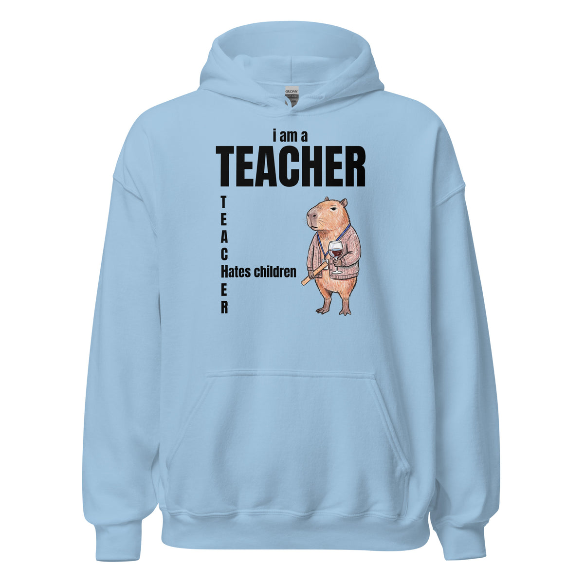 I Am A Teacher (Hates Children) Hoodie Orbital Clothing