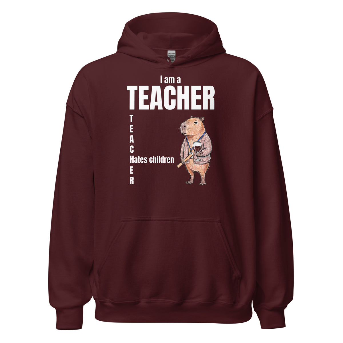 I Am A Teacher (Hates Children) Hoodie Orbital Clothing