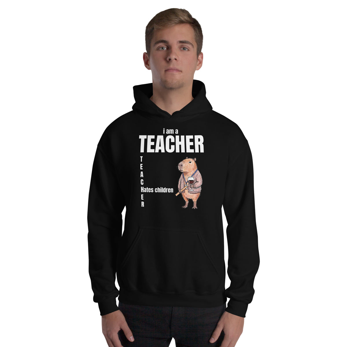 I Am A Teacher (Hates Children) Hoodie Orbital Clothing