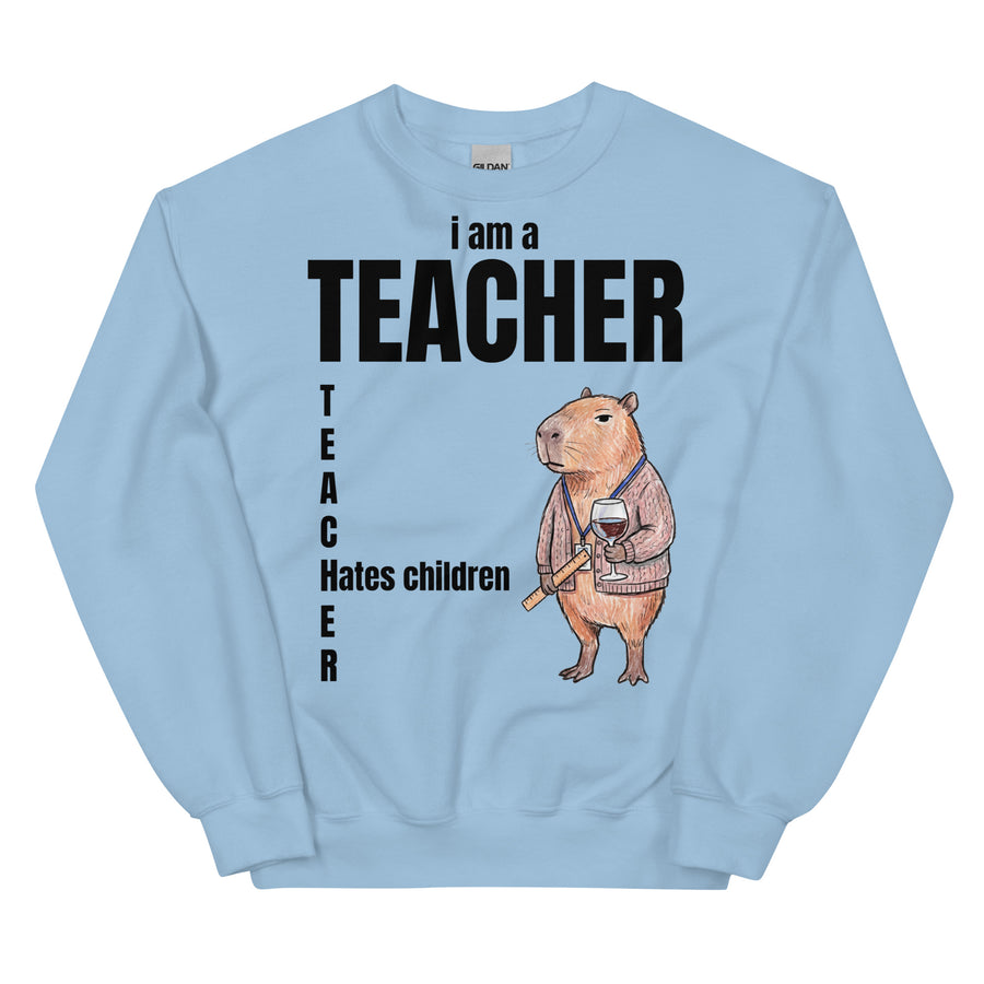I Am A Teacher (Hates Children) Sweatshirt Orbital Clothing