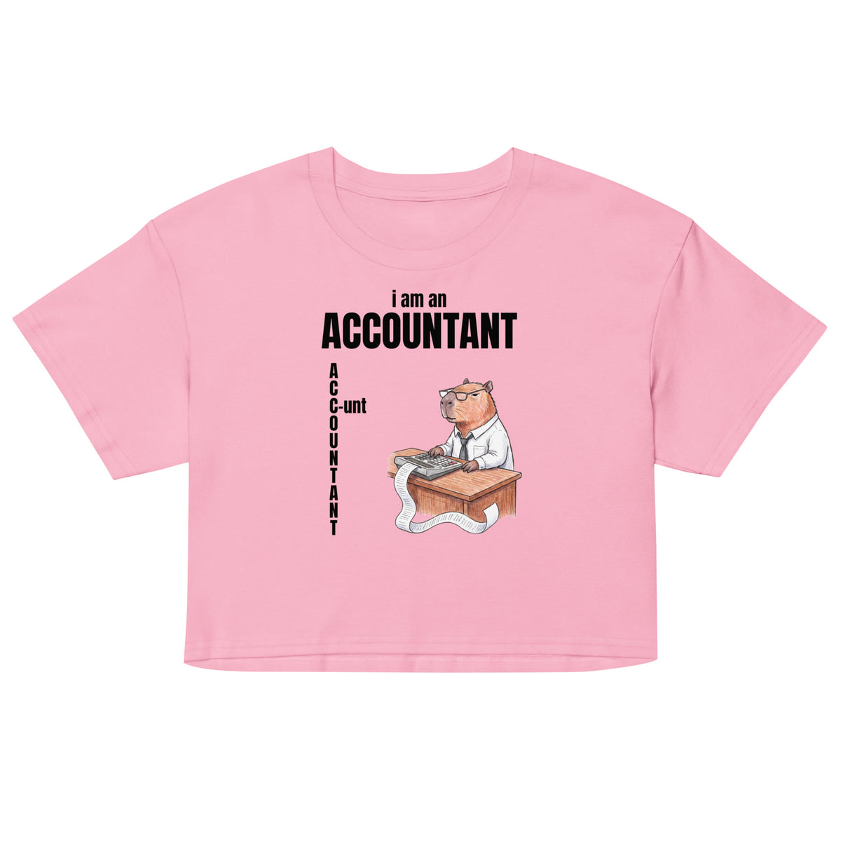 I Am An Accountant (C-unt) Women’s crop top Orbital Clothing