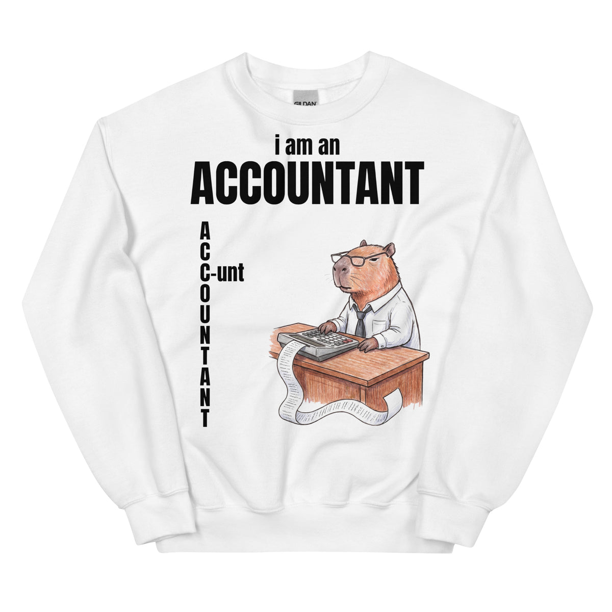 I Am An Accountant (C-unt) Sweatshirt Orbital Clothing