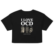 I Love OCD (obliques, calves, delts) Women’s crop top