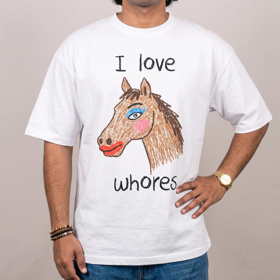 I Love Whores T-Shirt - Orbital Clothing