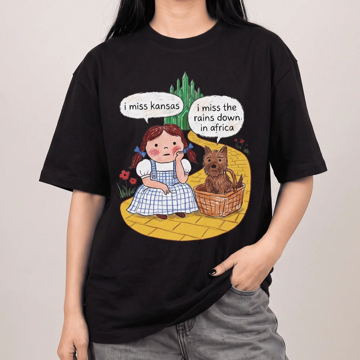 I Miss Kansas (I Miss The Rains Down In Africa) T-Shirt - Orbital Clothing