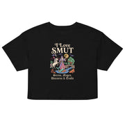 I Love SMUT (Sirens, Mages, Unicorns & Trolls) Women’s crop top
