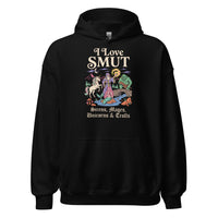 I Love SMUT (Sirens, Mages, Unicorns & Trolls) Hoodie - Black / S