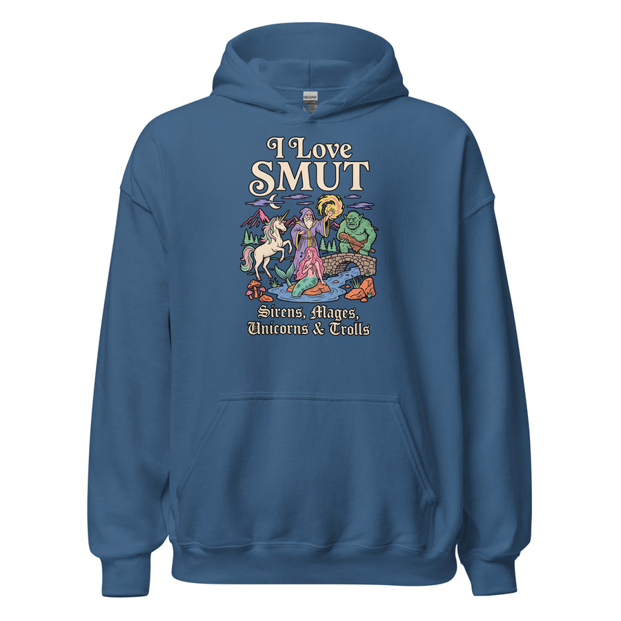 I Love SMUT (Sirens, Mages, Unicorns & Trolls) Hoodie Orbital Clothing